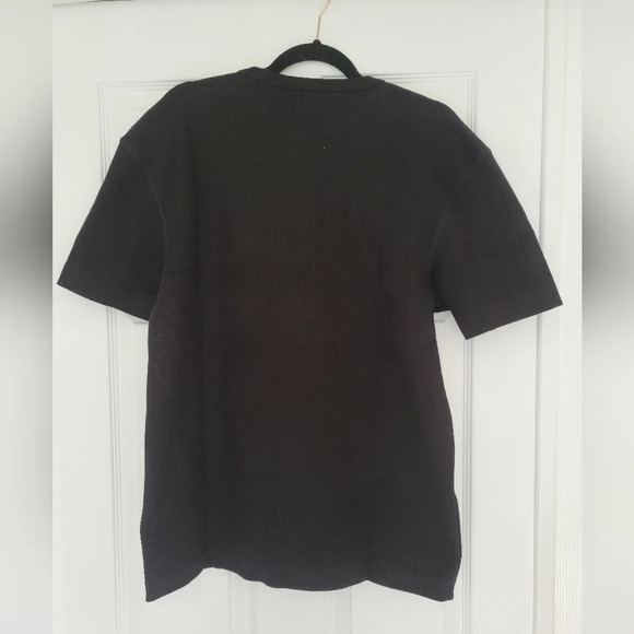 River Island Black Muscle Fit T-SHIRT - Picture 4 of 6